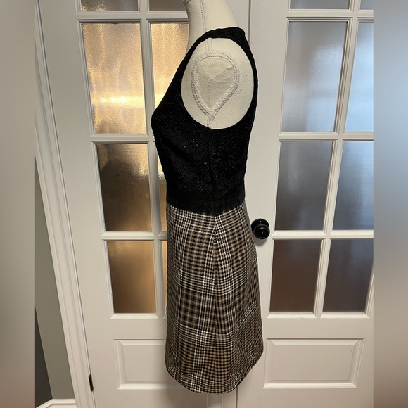3.1 Phillip Lim Paneled Cloqué and Houndstooth Wool-Tweed Dress - Picture 4 of 15